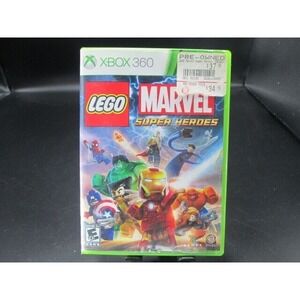 LEGO Marvel Super‎ Heroes Microsoft Xbox 360 Video Game + Case + Manual CIB